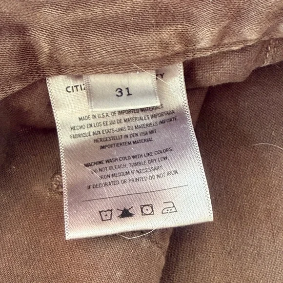 Citizens Of Humanity Dark Brown Barrel Cargo Pants - Picture 5 of 5